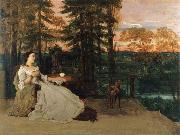 Gustave Courbet Lady on the Terrace china oil painting artist